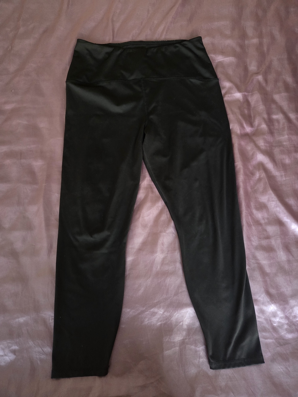 A New Day Black High Waisted Soft Ankle Leggings Women's XL